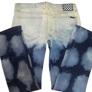 🏁Vans Tie-Dyed Jeans with Stretch. Women's Size: Waist 11/12x31.5 Inseam.